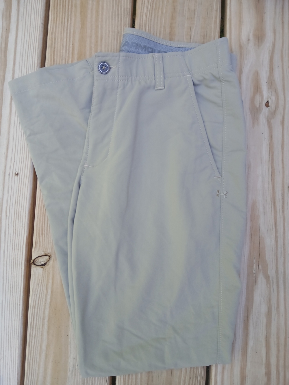 Under Armour Men's Khaki Golf Stretch Chinos